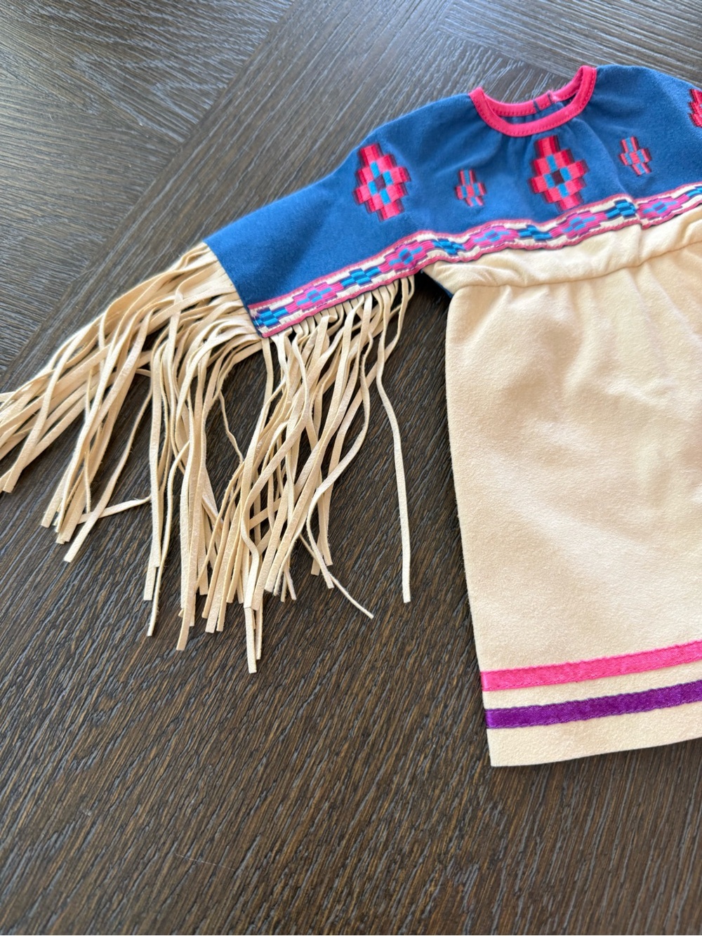 HTF American Girl Doll Kaya’s Pow-Wow Dress of Today - Fringed Dance Dress - Picture 2 of 7